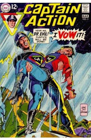 Captain Action (DC) 3 published by DC with cover art by Gil Kane