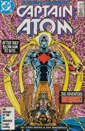 Captain Atom (DC) 1 published by DC with cover art by Pat Broderick