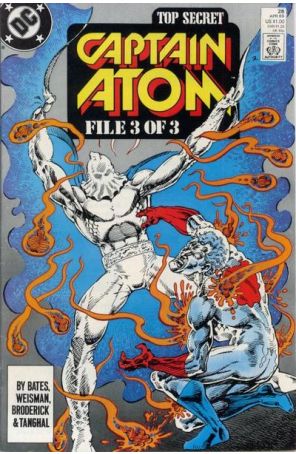 Captain Atom (DC) 28 published by DC with cover art by Pat Broderick