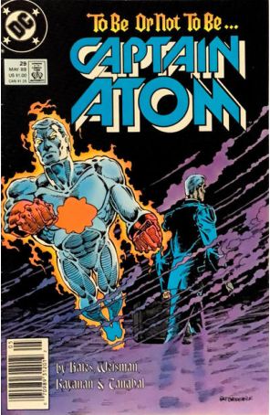 Captain Atom (DC) 29 (Newsstand) published by DC with cover art by Pat Broderick