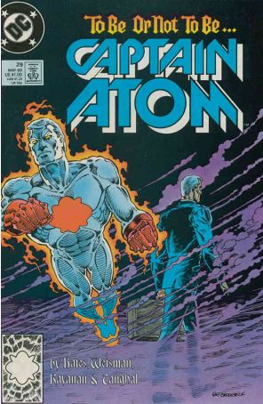 Captain Atom (DC) 29 published by DC with cover art by Pat Broderick