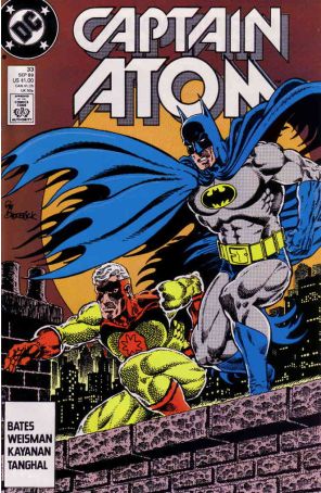 Captain Atom (DC) 33 published by DC with cover art by Pat Broderick