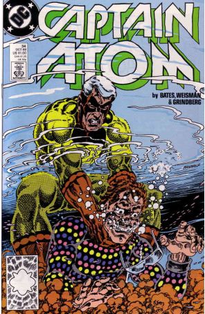 Captain Atom (DC) 34 published by DC with cover art by Pat Broderick