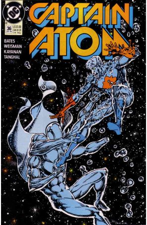 Captain Atom (DC) 36 published by DC with cover art by Pat Broderick