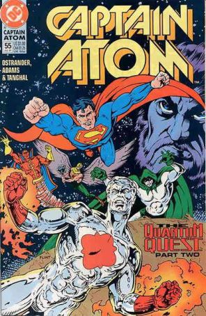 Captain Atom (DC) 55 published by DC with cover art by Flint Henry