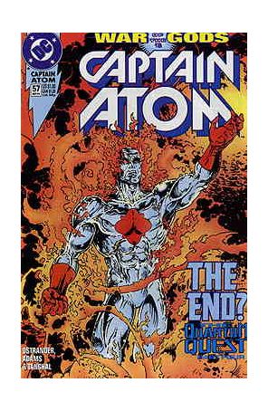 Captain Atom (DC) 57 published by DC with cover art by Flint Henry