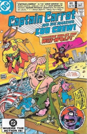 Captain Carrot and His Amazing Zoo Crew 10 published by DC with cover art by Scott Shaw!