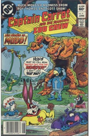 Captain Carrot and His Amazing Zoo Crew 4 (Newsstand) published by DC with cover art by Scott Shaw!