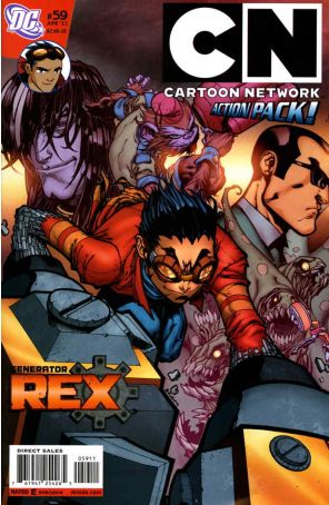 Cartoon Network Action Pack 59 published by DC with cover art by Mike Bowden