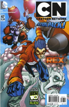 Cartoon Network Action Pack 67 published by DC with cover art by Mike Bowden