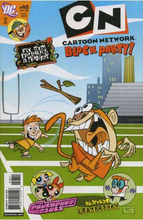 Cartoon Network Block Party 48 published by DC with cover art by Stephanie Gladden