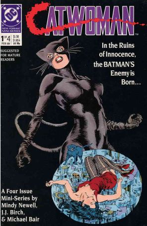 Catwoman (1st Series) 1 published by DC with cover art by J.J. Birch