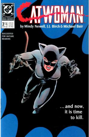 Catwoman (1st Series) 3 published by DC with cover art by J.J. Birch