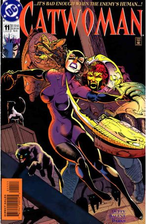 Catwoman (2nd series) 11 published by DC with cover art by Jim Balent