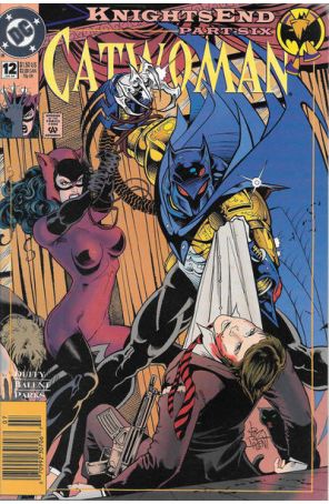 Catwoman (2nd series) 12 (Newsstand) published by DC with cover art by Jim Balent