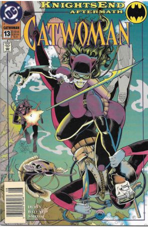 Catwoman (2nd series) 13 (Newsstand) published by DC with cover art by Jim Balent