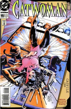 Catwoman (2nd series) 15 published by DC with cover art by Jim Balent
