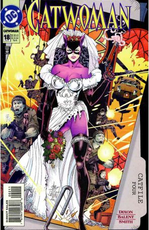 Catwoman (2nd series) 18 published by DC with cover art by Jim Balent
