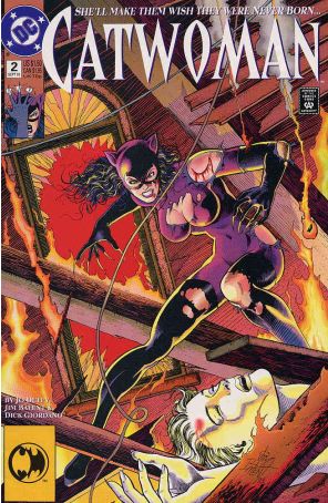 Catwoman (2nd series) 2 published by DC with cover art by Jim Balent