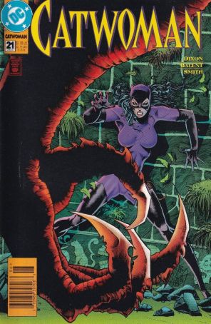 Catwoman (2nd series) 21 (Newsstand) published by DC with cover art by Jim Balent