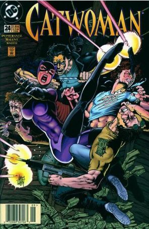 Catwoman (2nd series) 24 (Newsstand) published by DC with cover art by Jim Balent