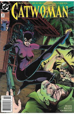 Catwoman (2nd series) 3 (Newsstand) published by DC with cover art by Jim Balent