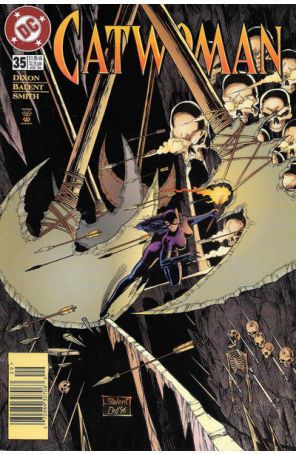 Catwoman (2nd series) 35 (Newsstand) published by DC with cover art by Jim Balent