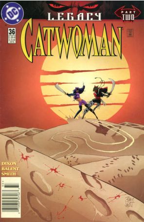 Catwoman (2nd series) 36 (Newsstand) published by DC with cover art by Jim Balent