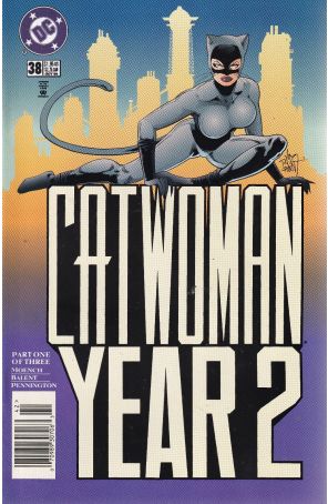 Catwoman (2nd series) 38 (Newsstand) published by DC with cover art by Jim Balent