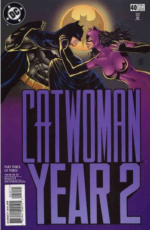Catwoman (2nd series) 40 published by DC with cover art by Jim Balent