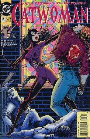 Catwoman (2nd series) 5 published by DC with cover art by Jim Balent