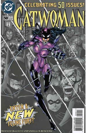 Catwoman (2nd series) 50A published by DC with cover art by Jim Balent