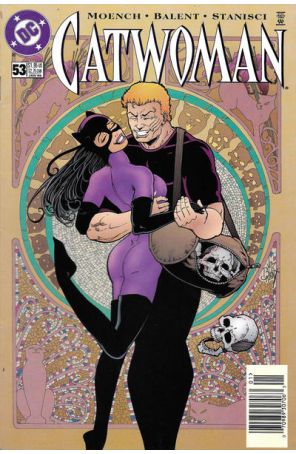 Catwoman (2nd series) 53 (Newsstand) published by DC with cover art by Jim Balent