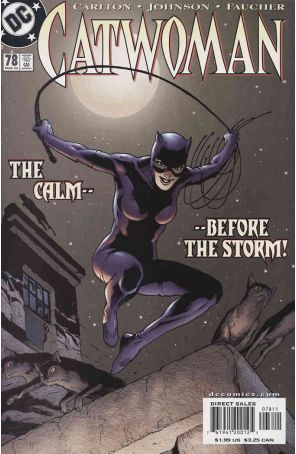 Catwoman (2nd series) 78 published by DC with cover art by Peter Doherty