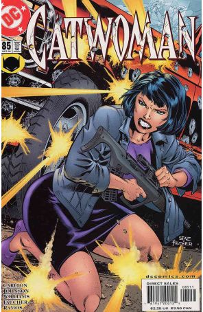 Catwoman (2nd series) 85 published by DC with cover art by Staz Johnson