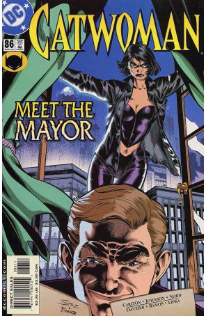 Catwoman (2nd series) 86 published by DC with cover art by Staz Johnson