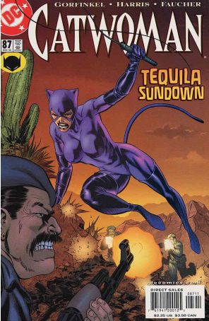 Catwoman (2nd series) 87 published by DC with cover art by Staz Johnson