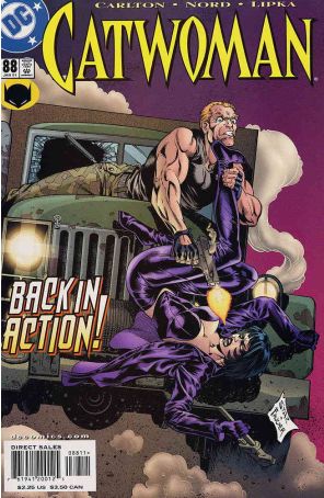 Catwoman (2nd series) 88 published by DC with cover art by Staz Johnson