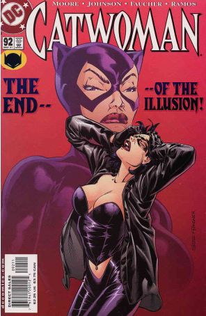 Catwoman (2nd series) 92 published by DC with cover art by Staz Johnson