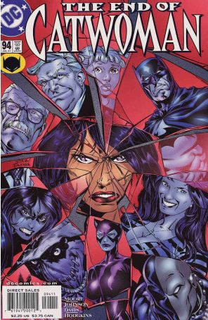 Catwoman (2nd series) 94 published by DC with cover art by Staz Johnson