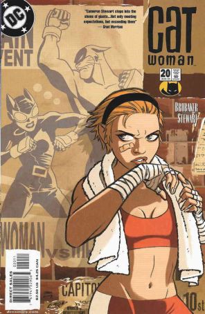 Catwoman (3rd series) 20 published by DC with cover art by Cameron Stewart