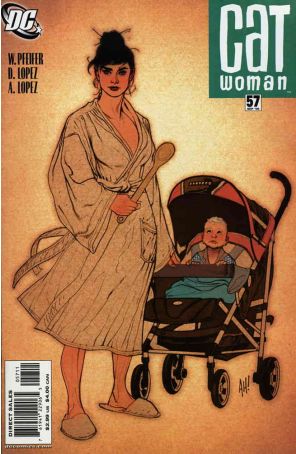 Catwoman (3rd Series) 57 published by DC with cover art by Adam Hughes