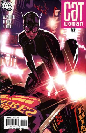 Catwoman (3rd Series) 59 published by DC with cover art by Adam Hughes