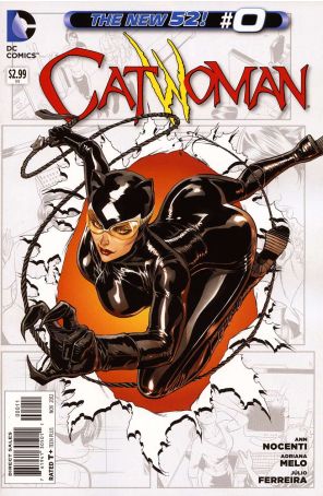 Catwoman (4th Series) 0 published by DC with cover art by Guillem March