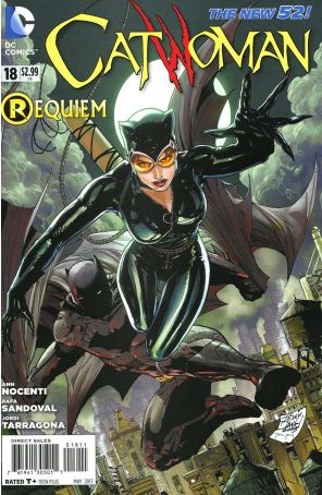 Catwoman (4th Series) 18 published by DC with cover art by Rafael Sandoval
