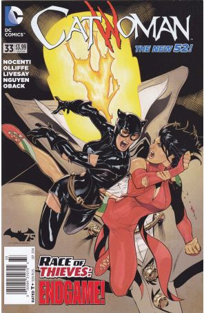 Catwoman (4th Series) 33 (Newsstand) published by DC with cover art by Terry Dodson