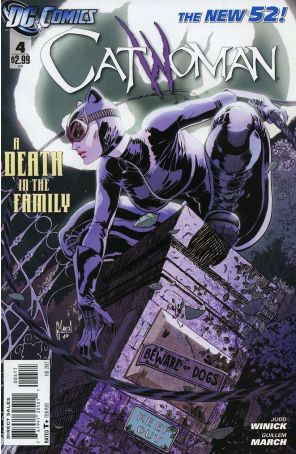 Catwoman (4th Series) 4 published by DC with cover art by Guillem March