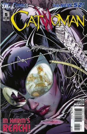 Catwoman (4th Series) 5 published by DC with cover art by Guillem March