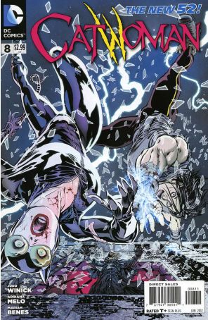 Catwoman (4th Series) 8 published by DC with cover art by Guillem March