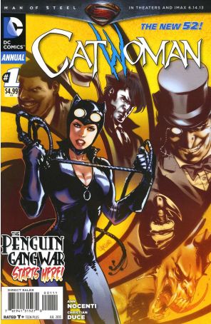 Catwoman (4th Series) Annual 1 published by DC with cover art by Emanuela Lupacchino